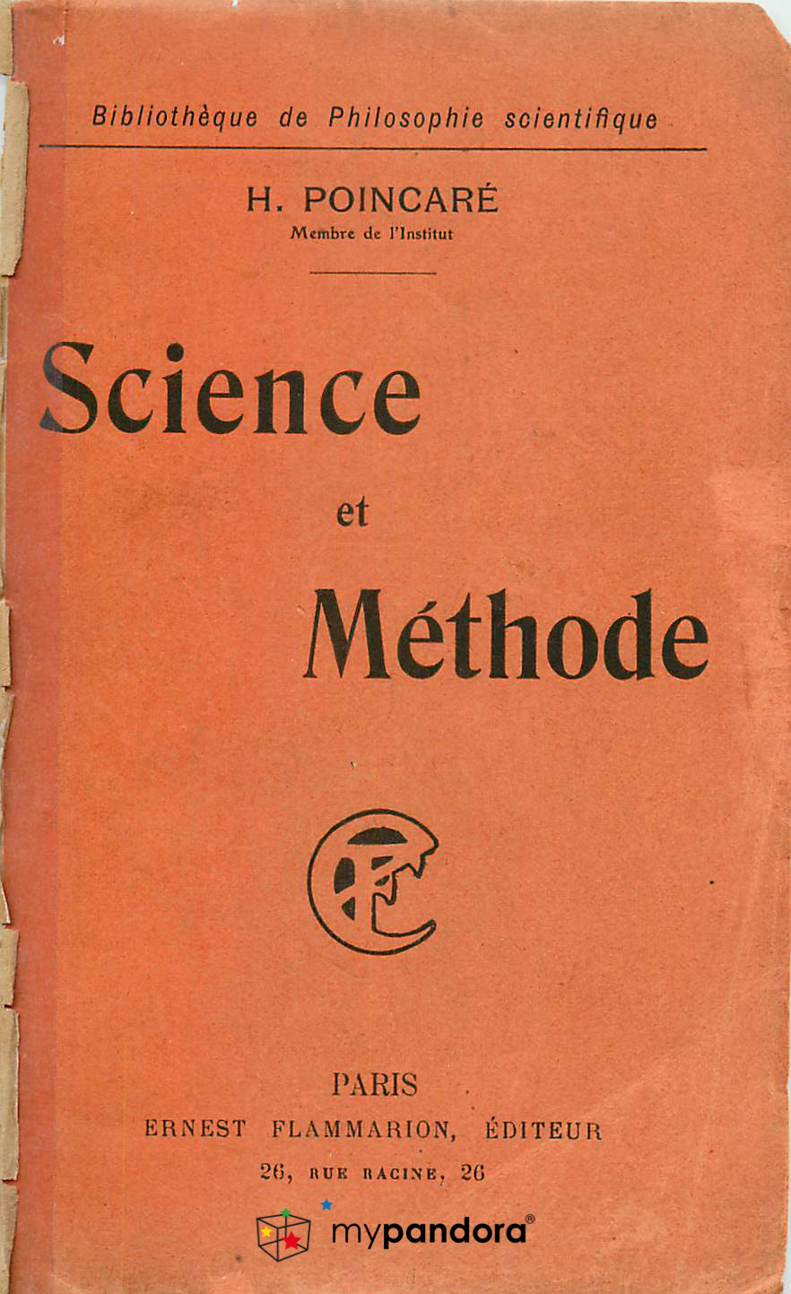 Livre Jules Henri Poincaré Science et Méthode, Paris 1908, Flammarion